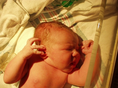 Me at 5 minutes old